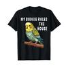 Budgies Bird Pet Parakeet Animals T Shirt Black Vintage Unisex Slightly Comfortable Versatile Homme Soft Fashion Stylish