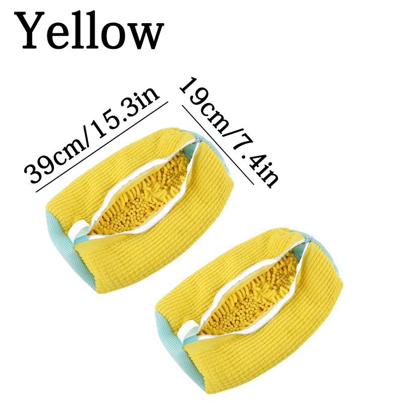 Washing Shoes Bag Cotton Laundry Fluffy Fibers Easily Remove Dirt  Anti-Deformation Shoe And Plush Toy Cleaning Bag