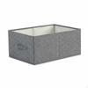 Foldable textile Box adaptable container with Handles Large Capacity Closet Organizer for