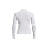 Under Armour Ss23 Iso-Chill Series Solid 1/4 Zip Running Long Sleeve T-Shirt Women Tops White 1378707-100
