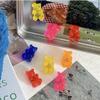 11/22pcs Mini Bear Refrigerator Magnets Colorful Design Storage Cabinet Decorative for Kitchen Office Whiteboard Cute Decor Gift
