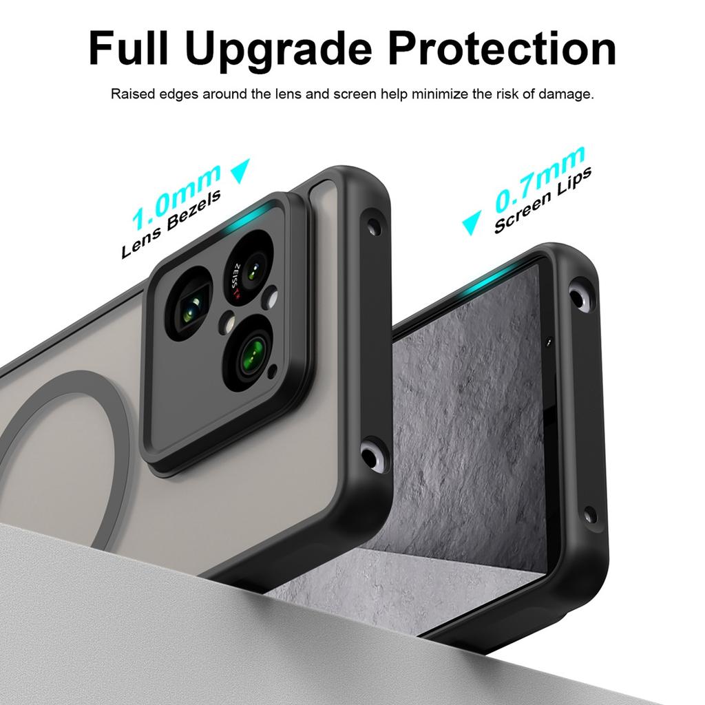 Luxury Skin Feel Frosted Translucent Magnetic Case for Sony Xperia 1 VIII 2026 10 VII 1VII for Magsafe Shockproof Protect Cover