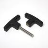 Phenolic Plastic Locking Knobs T Shaped Clamping Wing Knob