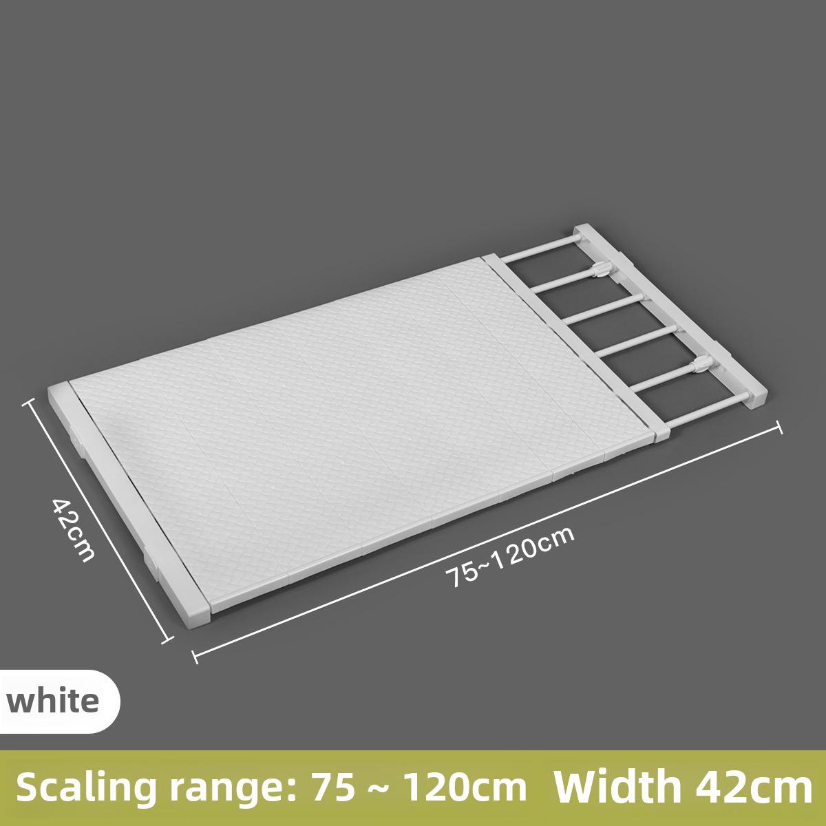 

Неклеящаяся полка для хранения перегородок в гардеробе и тумба для обуви