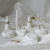 Creative hand-made gypsum ring holder display jewelry art display display placement frame jewelry photography props