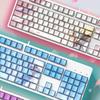 104-Key Wired Mechanical Gaming Keyboard - Blue/Black Switch, Silent, Stylish for Office & Esports