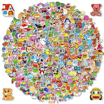 [Self-Created] 50-300 Cartoon Cute Children'S Small Animals Graffiti Stickers Stationery Stickers