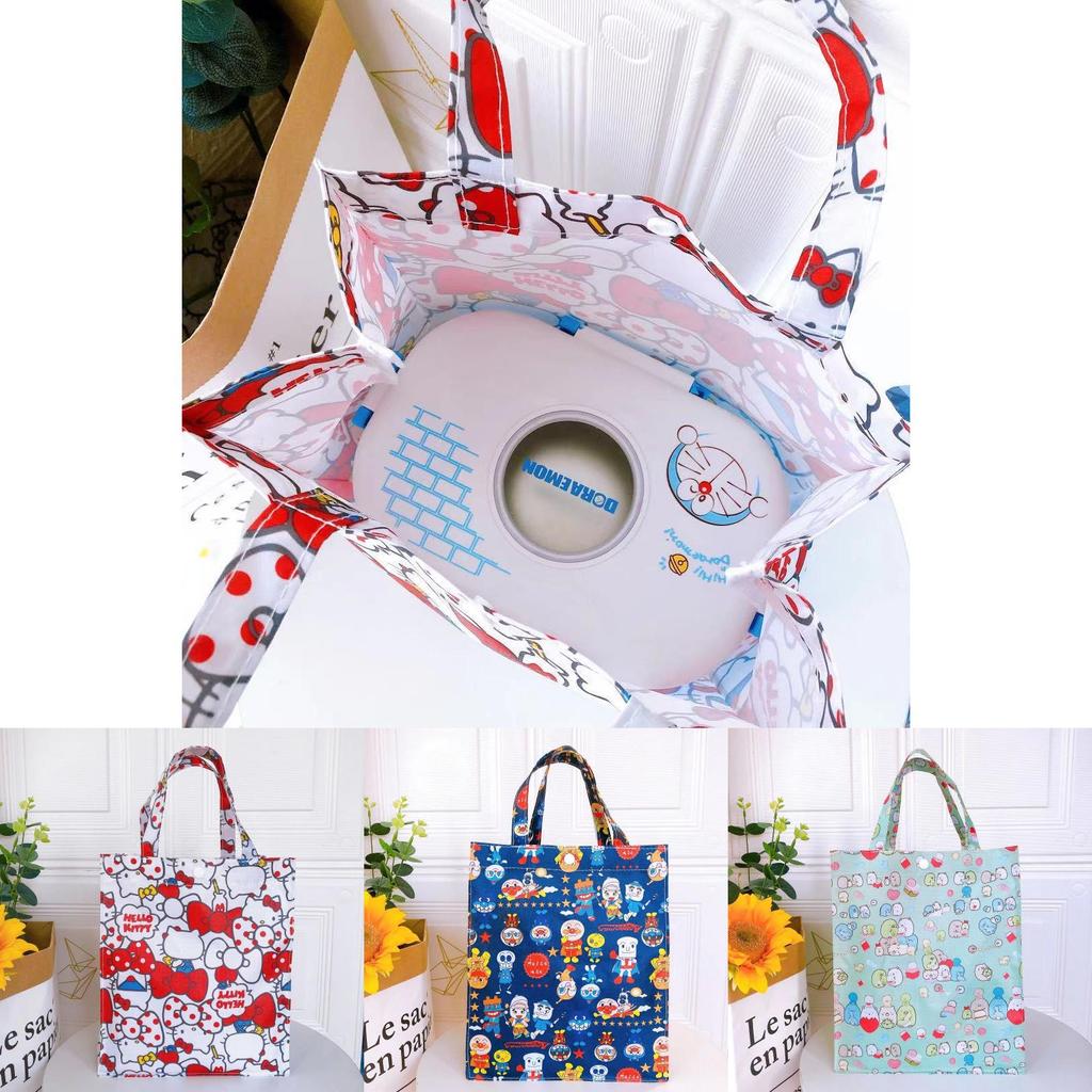 Shin Chan Cartoon Lunch Bag With Multipurpose Storage For Kids And Teens