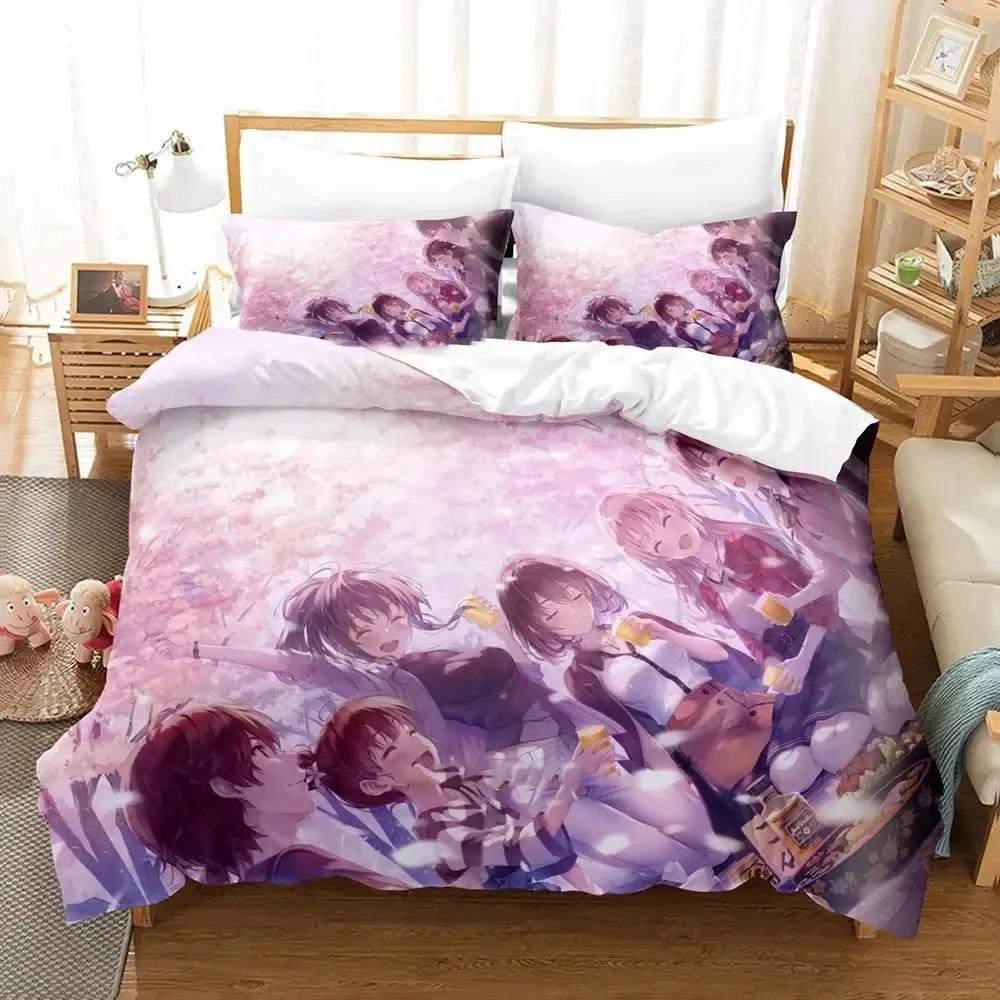Anime Saekano How to Raise a Boring Girlfriend Bedding Set Boys Girls Twin Queen Size Duvet Cover Pillowcase Bed Boys Adult