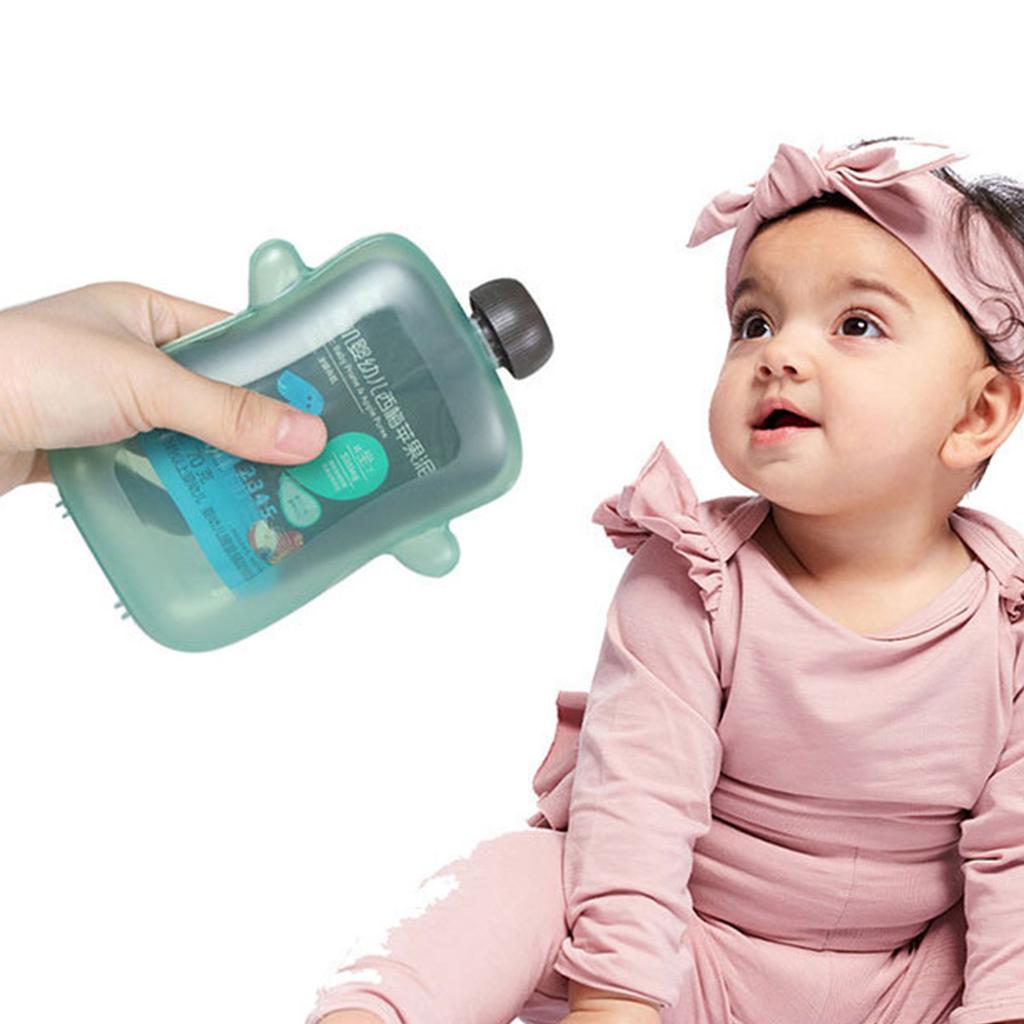 Praktischer Lebensmittelbeutelhalter, sauberer Snackbeutelhalter, Lebensmittelpresse für Kleinkinder, PP-Beutel, kein Verschütten oder Quetschen mehr