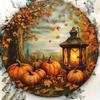 Metal Wall Art Decor Handmade 20x20cm Tin Painting Home Gift