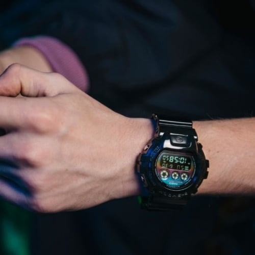 Casio G-Shock Virtual Rainbow: Gamers RGB Series Watch DW-6900RGB-1, Men's Size, Black, Overseas Model