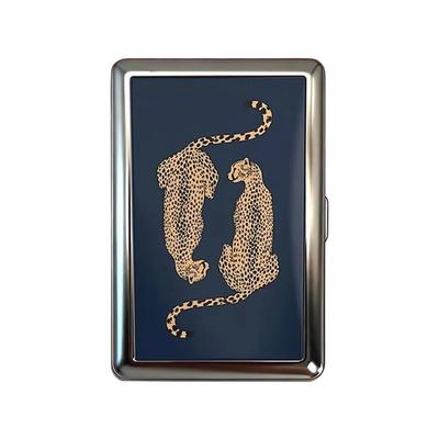 Vintage-Style Vintage Card Case Metal Material Versatile Design Metal Case Multi-function Easy Snap Card Holder