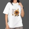 Sunflower Inspirational Shirt Be The Sunshine Positive Quote Tee Gift For Women