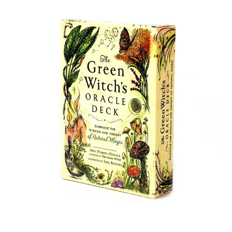 The Green Witch's Oracle Deck Embrace the Wisdom and Insight of Natural Magic Green Witch Witchcraft Series Tarot Cards