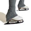 Figure Skating Leg Warmers Cable Knit Long Socks Lightweight Sleeve Over Knee High Footless