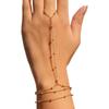 Simple Personality Gold Color Multi-layered Round Bead Chain Finger Bracelets for Women Temperament Trend Jewelry Accessory Gift