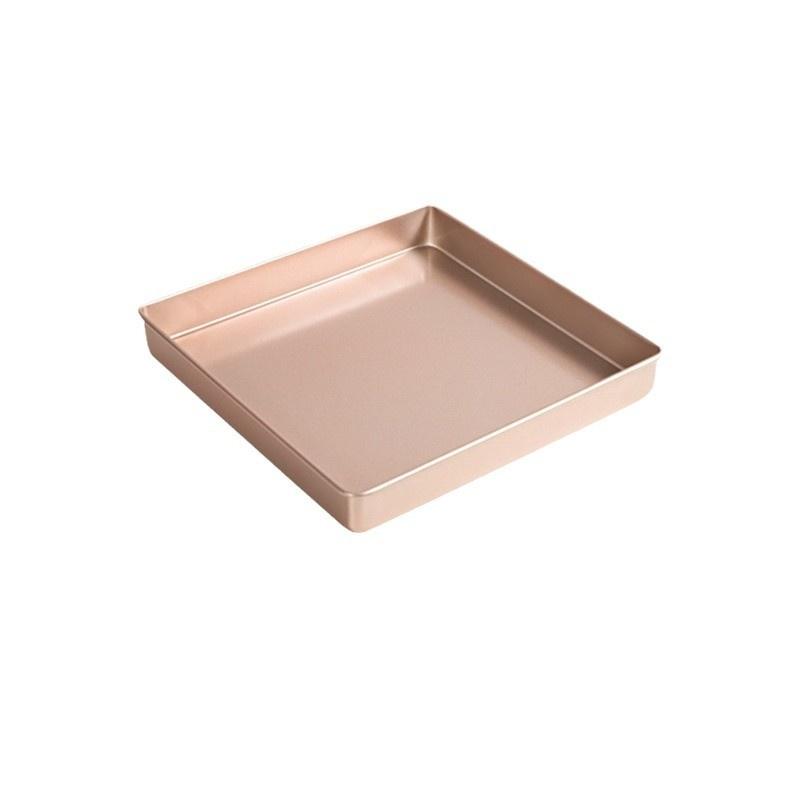 22/28cm Square Non-Stick Baking Pan Thickened Carbon Steel Cake Baking Sheet Tray Cookies Pizza Bread Cake Mold Bakeware Tools