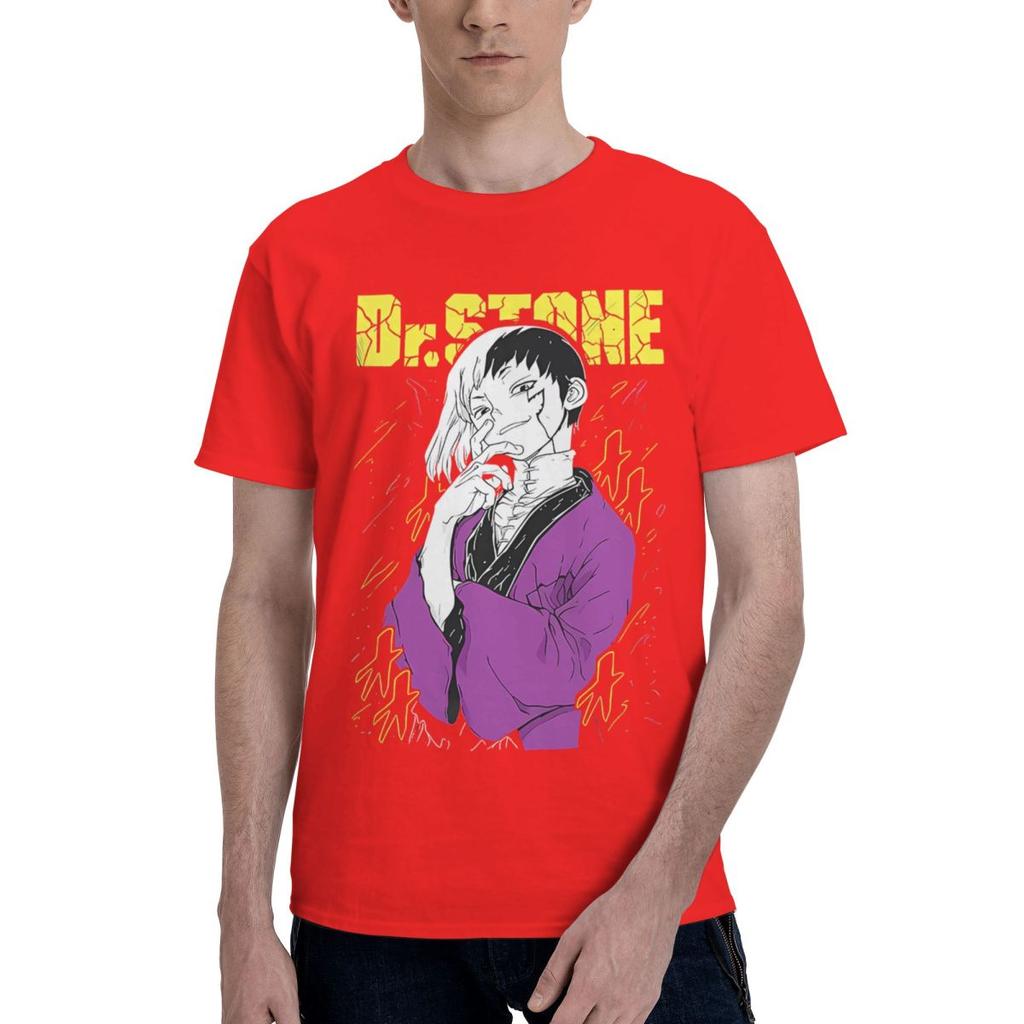 DrStone Ryusui Senku Asagiri Seiyuu 100 Cotton Casual Breathable Confortable T Shirt Mens Clothing Deals Funny Gift