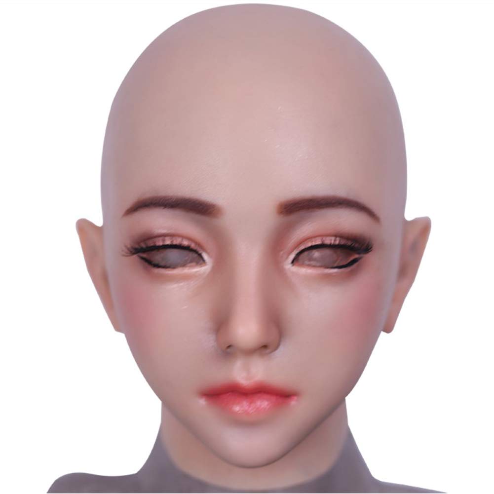 

IMMESSHOW Силиконовая маска Новая школа Культурный косплей Кроссдрессинг (Костюмированная вечеринка, Вечеринка с переодеванием, Фестиваль, Новогодняя вечеринка, Вечеринка в конце года,