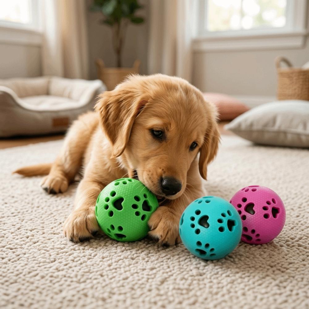 Washable Treat Dispensing Ball Hollow Hollowed Out Dog Molar Toy  Indoor Outdoor Use