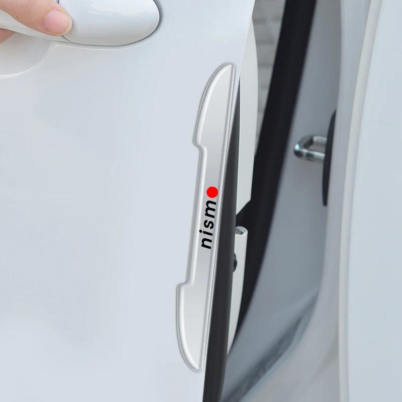 AQS3   Transparent Door Edge Protector Stickers Anti Collision Strips For Nissan Nismo Note Armada Pulsar Pathfinder X-Trail Qashqai