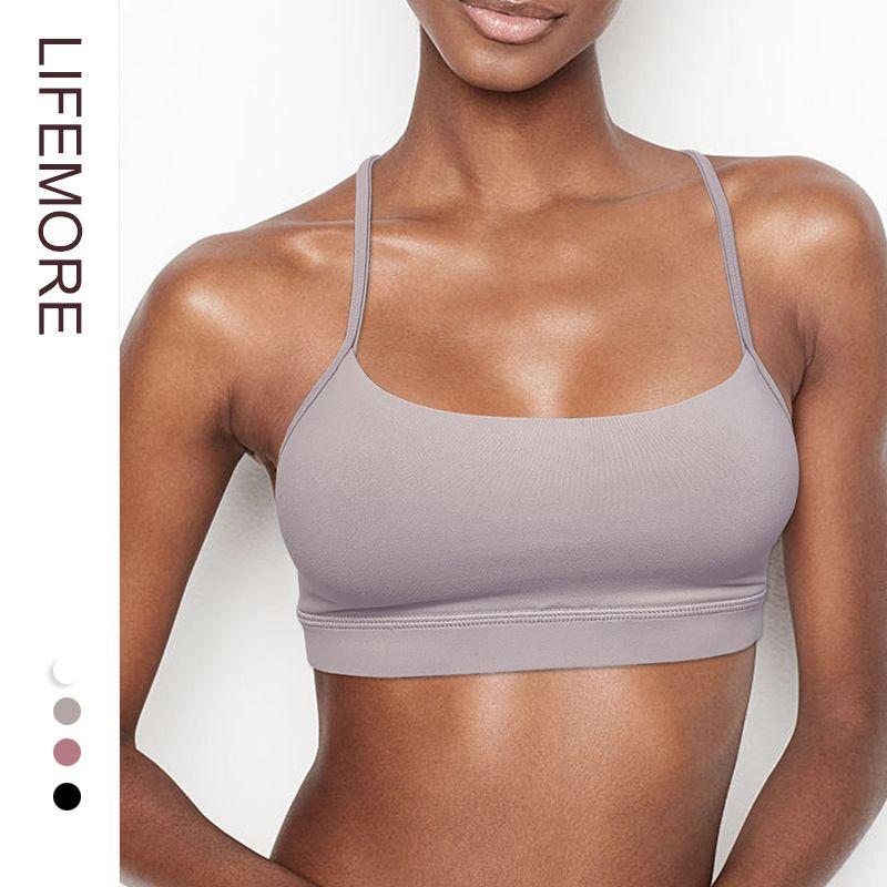 

No Steel Ring Quick-Drying Back-Shaping Running Bra S Dawn Ash