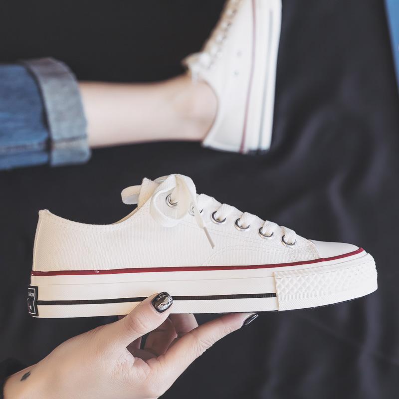 Spring Flat-soled New Canvas Shoes, Soft Soles Are Not Tired, Cloth Shoes, Sneakers