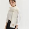 Knit Wool Muffler (M028_ivory)