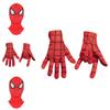 Entusiasmante Set Maschera Integrale e Guanti Cosplay di Spiderman per Feste in Costume per Bambini