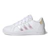 adidas Grand Court 2.0 Big Kid White Iridescent Kids Sneakers Cloud-White GY2326