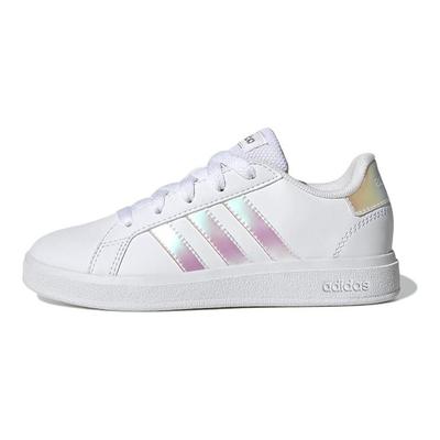Grand Court 2.0 Big Kid White Iridescent Kids Sneakers Cloud-White GY2326