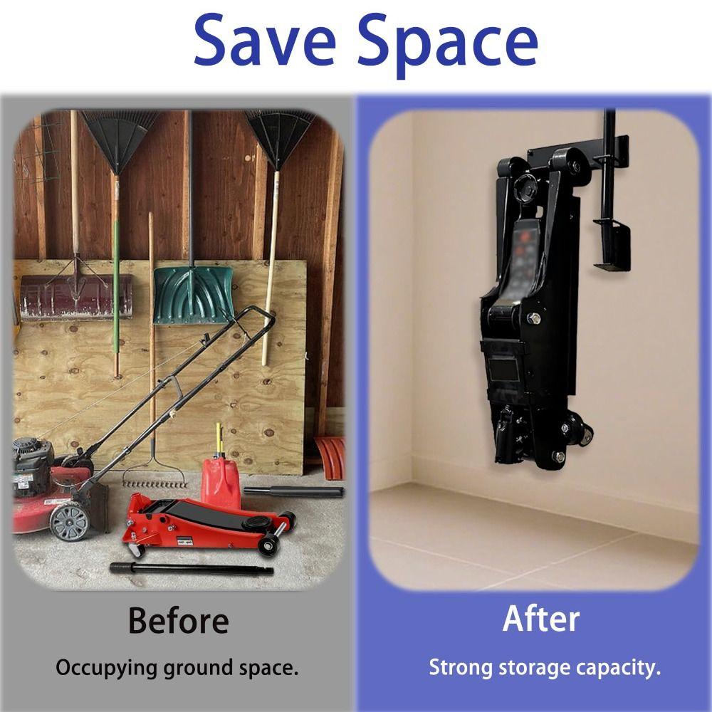 Universal Jack Holder Heavy Duty Wall Storage Rack Jack Hook Workshop Organization
