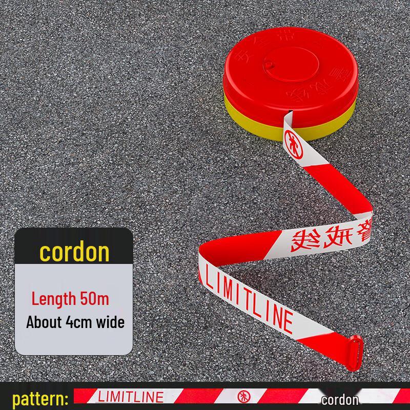 Disposable Retractable Safety Warning Barrier Tape