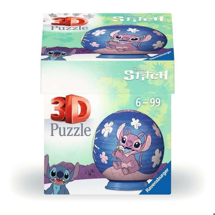 Puzzle 3d - ravensburger - angel stitch - 54 pièces - multicolore - pour enfants à partir de 6 ans