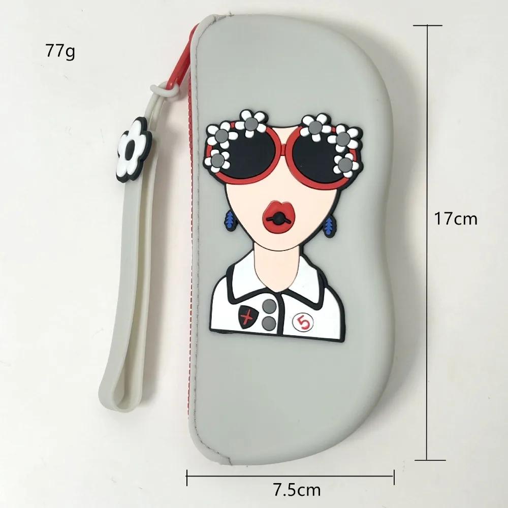 Portable Multifunctional Glasses Bag Waterproof Dustproof Coin Purse Silicone Small Items Bags Glasses Case For Travel
