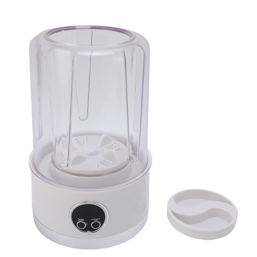 Underwear Washing Machine Cordless Rechargeable Automatic Portable Underwear Washer for Towels Socks White