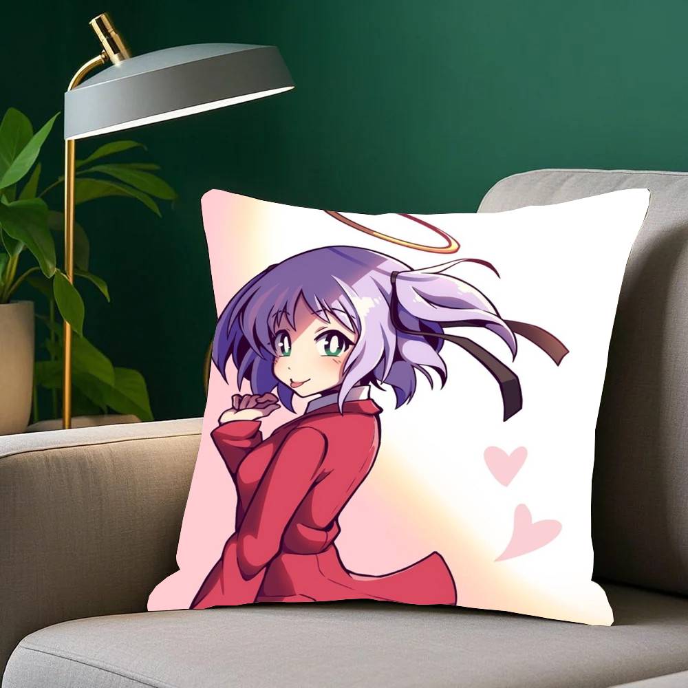 Bludgeoning Angel Dokuro-chan Anime Pillow Case Home Decor Throw For Sofa Bed Car Room Decor Gift Idea