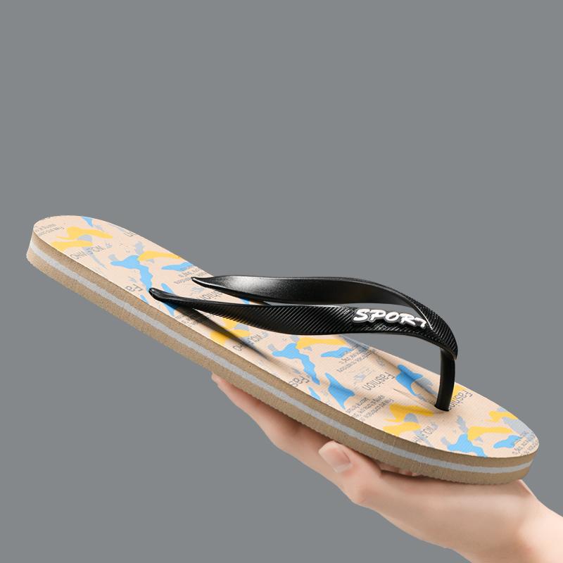 Projektant mody nowe męskie kapcie klapki plażowe sandały Lekkie wygodne antypoślizgowe rodzinna łazienka codzienne buty męskie