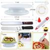 Hot Sale 73 Cake Sprinkles Edible Decorative Baking Turntable Kit Cream Pastry Bag Cake Frosting Piping Decorative Tool Scraper