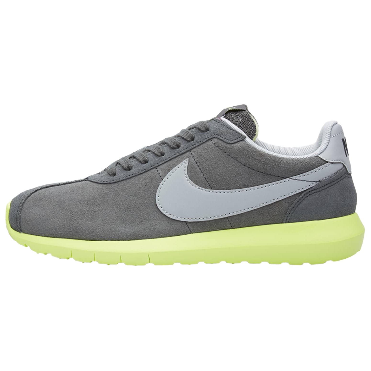 Nike Roshe LD-1000 Comfortable Versatile Durable Low-Top Lifestyle Casual Shoes Men sneaker Gray Neon-Green 802022-007 42.5
