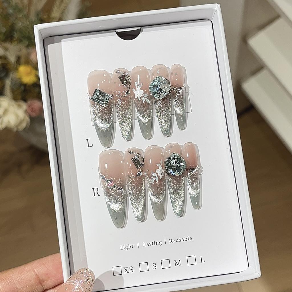 Begonia Summer Temperament Flashes Green Cat Eyes Milky White and Exquisite Products Piled with Diamond Wear Armor