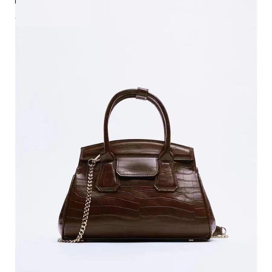Women Bags Shoulder Bag New Fashion Texture Crocodile Pattern Korean Style Leisure Versatile Outdoor Crossbody Bags Handheld Bag