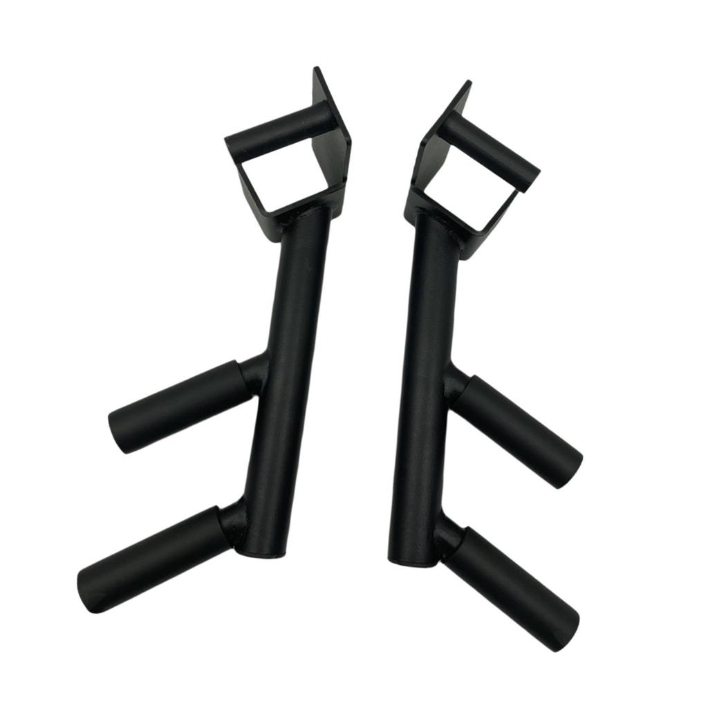 2 Pièces Accessoires Barres de Dips Fitness Poignées pour Rack à Squats Tractions 18mm