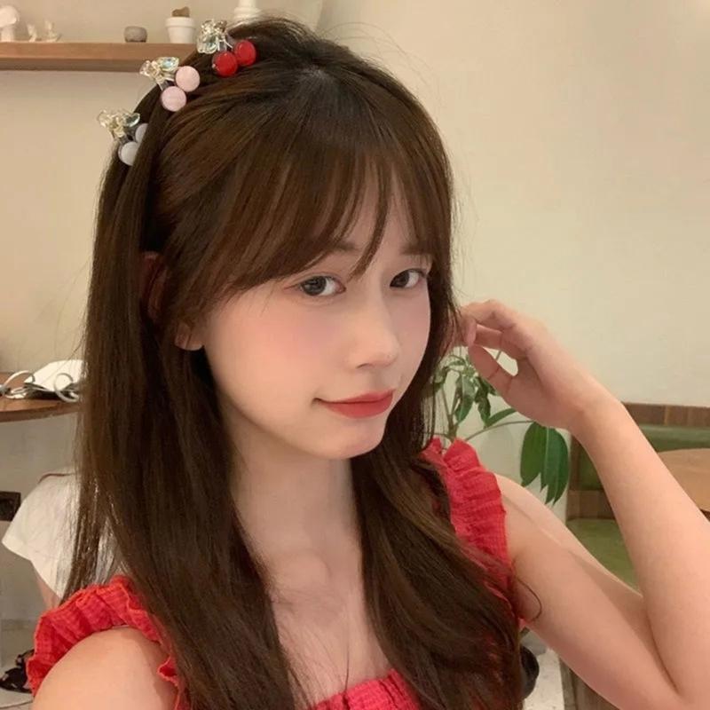 Packung mit 10 Kirsch-Haarklammern Süße Frucht-Haarspange Modische Haaraccessoires für Damen und Kinder Beliebte Haarspange