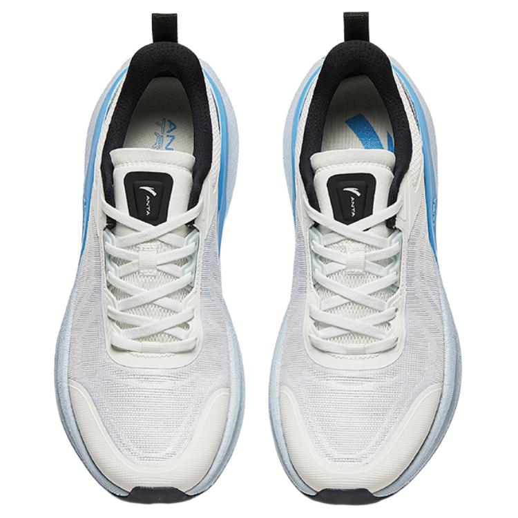 Anta Training Series Ignite Shock Absorption Non-Slip Low-Top Training Shoes Men Sneaker White Black Blue 112427788-2
