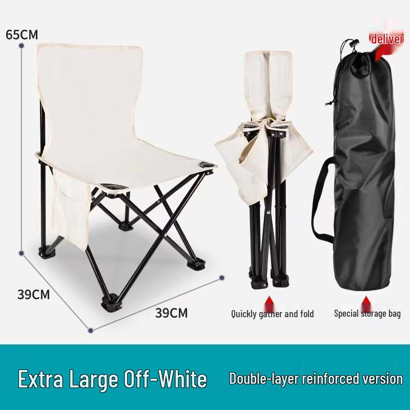 Portable Folding Outdoor Stool for Art, Beach, Camping, and Fishing