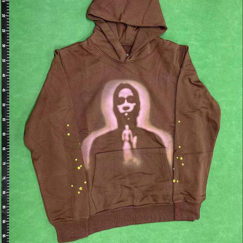 Sp5der Hoodie: Spinnennetz-Design, Unisex Trendiges Hip-Hop-Set Inspiriert von Young Thug