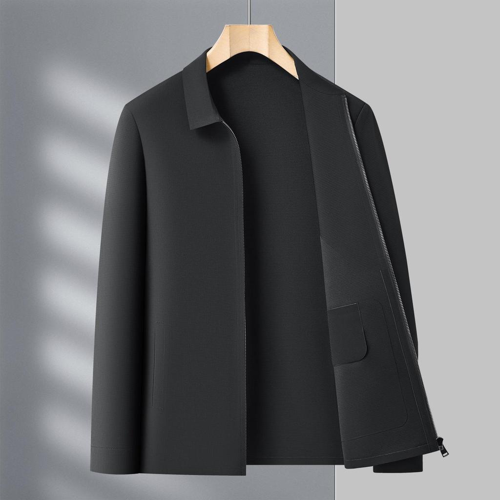Men's Casual Breathable Lapel Jacket for Spring and Autumn