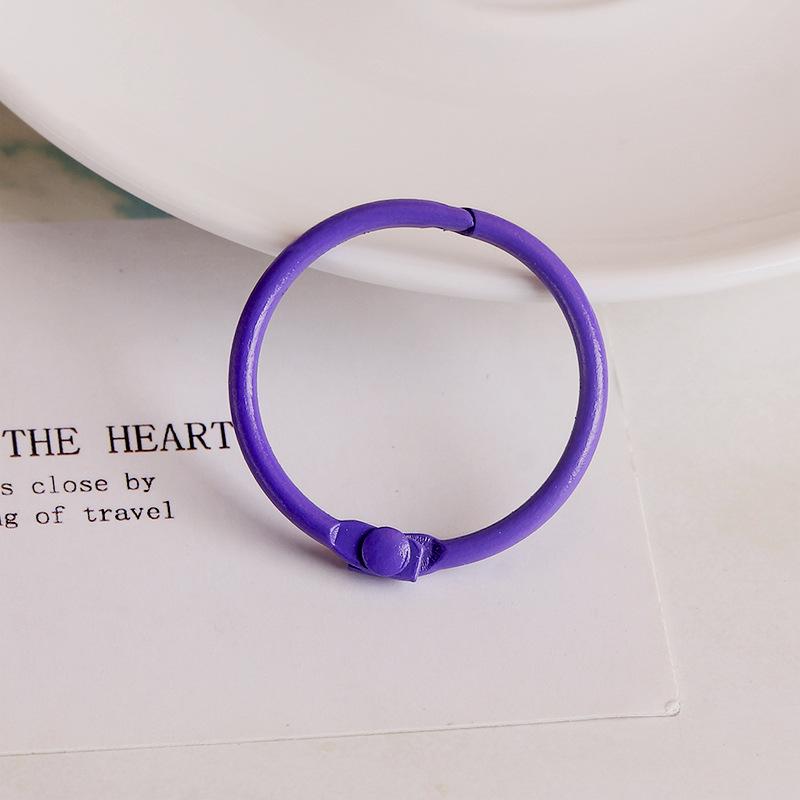 DIY brelok do kluczy: Metalowe ogniwko zaciskowe 30 mm z wykończeniem lakierem wypiekowym